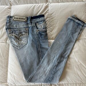Rock Revival Light Blue Skinny Jeans “Rona”